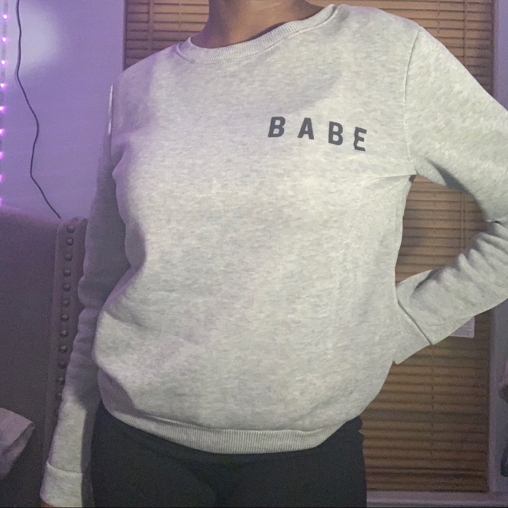 Grey sweater